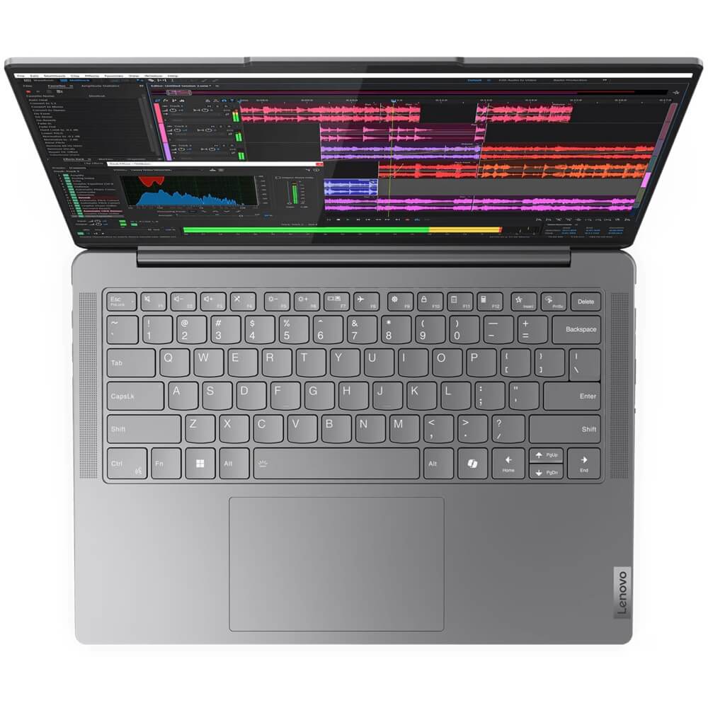 Lenovo Yoga Slim 7 14IMH9 Notebook PC – Ultra 7 155H / 14″ WUXGA OLED / 16GB RAM / 512GB SSD / Win 11 Home / Luna Grey (83CV0