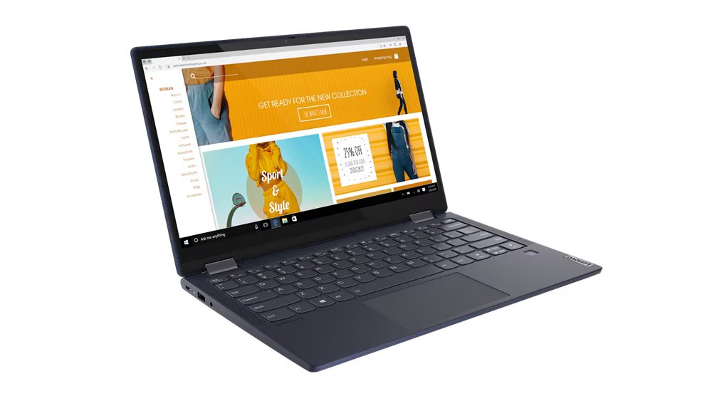 Lenovo Yoga 6 13ALC6 Notebook PC – Ryzen 5-5500U / 13.3″ FHD Touch / 8GB RAM / 256GB SSD / Win 10 Home (82ND000NSA) — rear vi