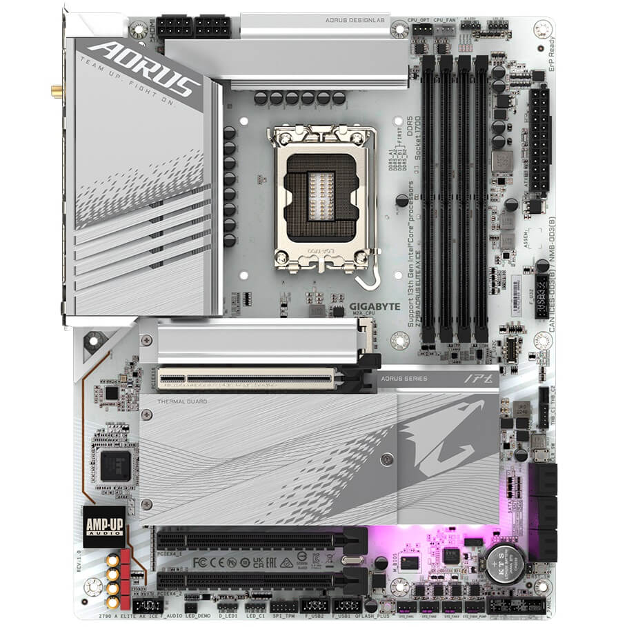 Gigabyte Z790 AORUS Elite AX ICE DDR5 LGA1700 Motherboard (GA-Z790-AORUS-ELITE-AX-ICE) image 2