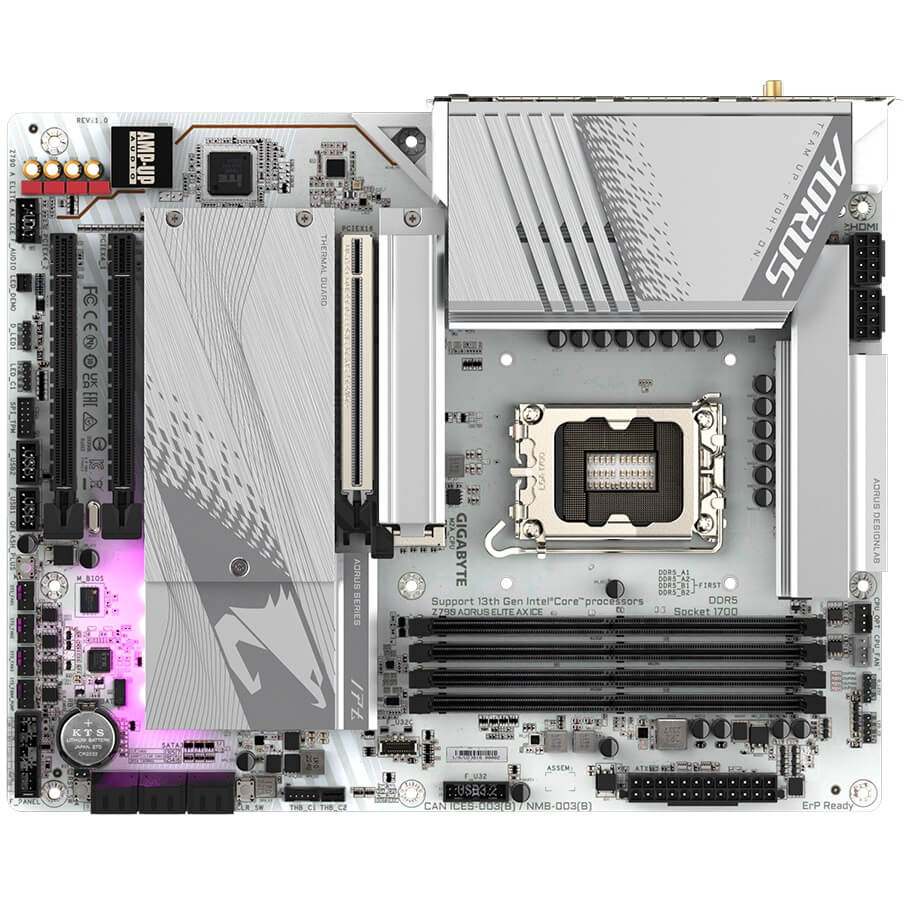 Gigabyte Z790 AORUS Elite AX ICE DDR5 LGA1700 Motherboard (GA-Z790-AORUS-ELITE-AX-ICE) image 3