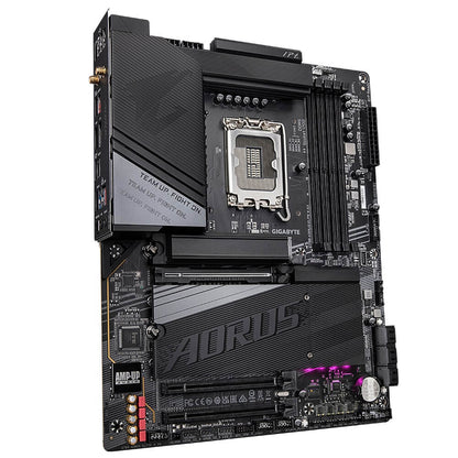 Gigabyte Z790 AORUS ELITE X AX DDR5 LGA1700 Motherboard (GA-Z790-AORUS-ELITE-X-AX) — side view