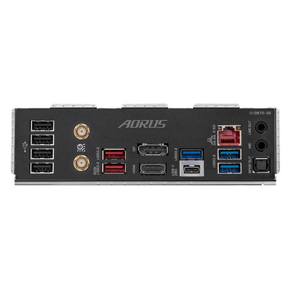 Gigabyte Z790 AORUS ELITE X AX DDR5 LGA1700 Motherboard (GA-Z790-AORUS-ELITE-X-AX) — rear view