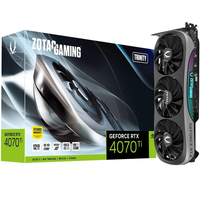 ZOTAC GeForce RTX 4070 Ti Trinity 12GB GDDR6X Graphics Card (ZT-D40710D-10P) image 1
