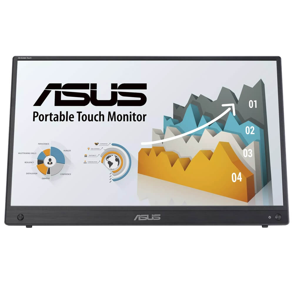 ASUS ZenScreen Touch MB16AHT 15.6″ Full HD Portable Monitor (90LM0890-B01170) image 1