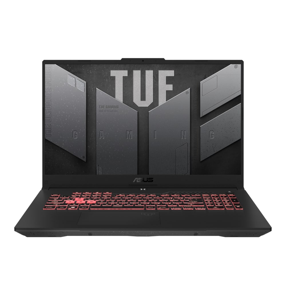 ASUS TUF Gaming A17 Notebook PC – Ryzen 7-6800H / 17.3″ FHD Non-Touch / 8GB RAM / 512GB SSD / NVIDIA GeForce RTX 3060 Graphics / Win 11 Home (FA707RM-78512G0W) image 1