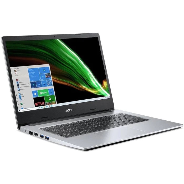 Acer Aspire 1 Notebook PC – Celeron N4500 / 14.0″ HD / 8GB RAM / 128GB eMMC Drive / Win 11 Home / Pure Silver (NX.A7VEA.00D) image 2