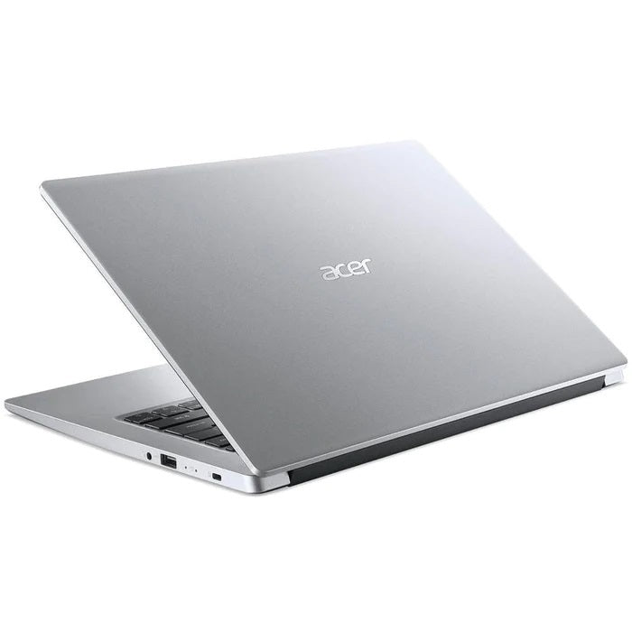 Acer Aspire 1 Notebook PC – Celeron N4500 / 14.0″ HD / 8GB RAM / 128GB eMMC Drive / Win 11 Home / Pure Silver (NX.A7VEA.00D) image 3