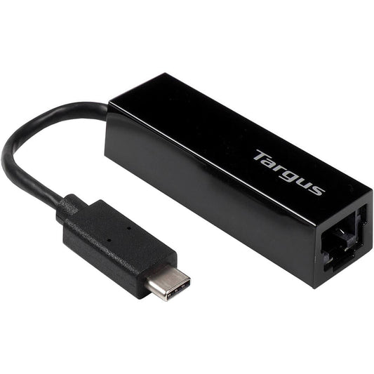 Targus USB-C to Gigabit Ethernet Adapter – Black (ACA930EUZ) image 1