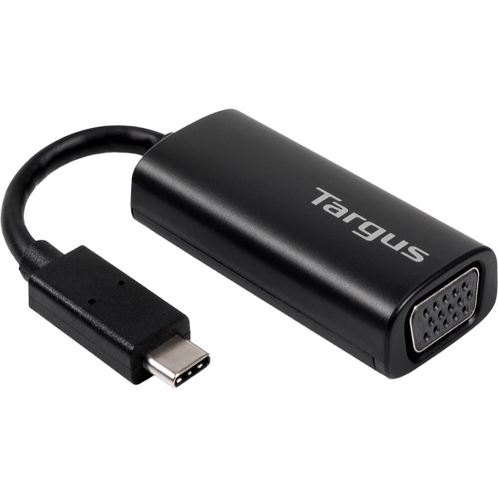 Targus USB-C to VGA Adapter – Black (ACA934EUZ)