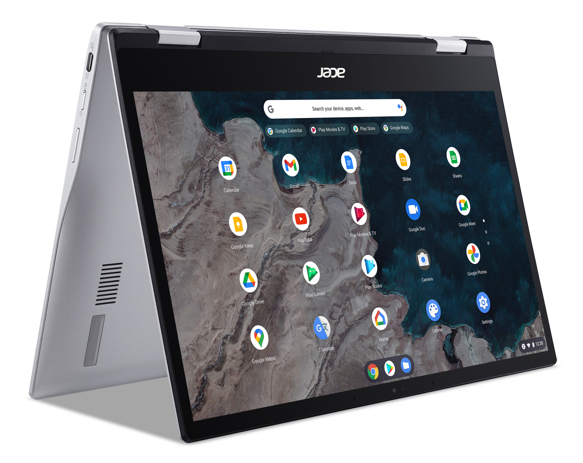 Acer Spin 513 Qualcomm 7c 4GB RAM 64GB eMMC Chromebook laptop image 1