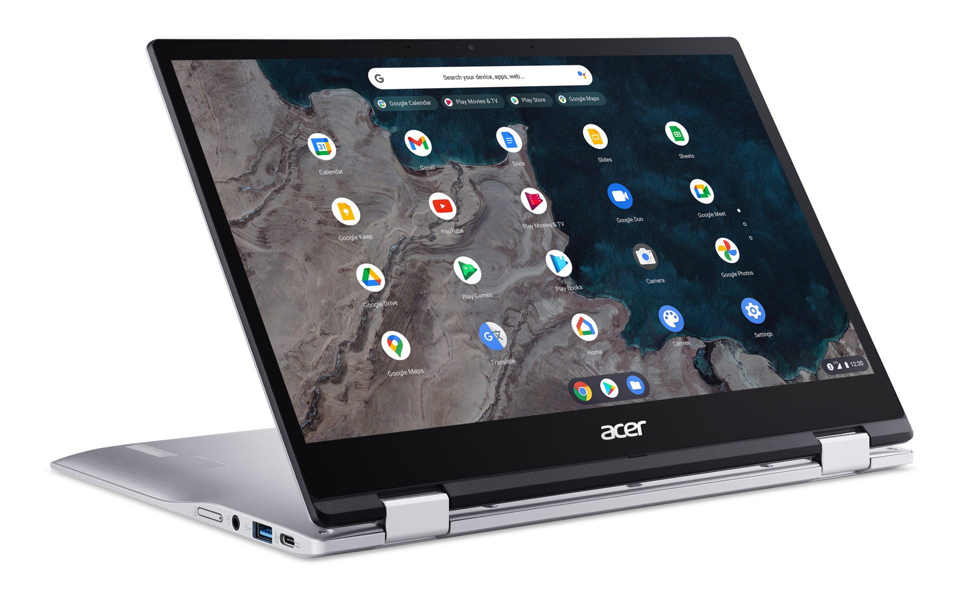 Acer Spin 513 Qualcomm 7c 4GB RAM 64GB eMMC Chromebook laptop image 3
