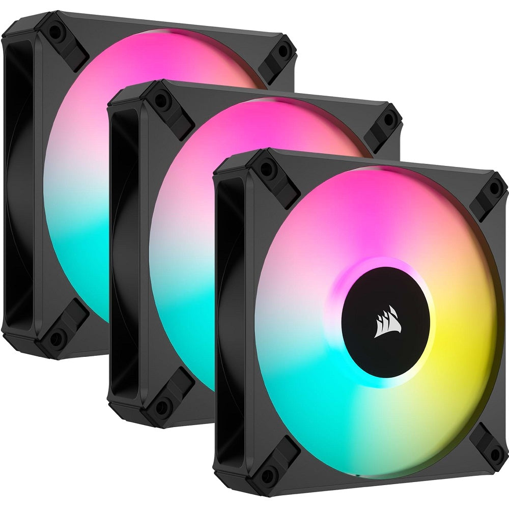 Corsair iCUE AF120 RGB ELITE 120mm PWM Triple Fan Kit (CO-9050154-WW) image 3