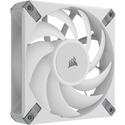 Corsair iCUE AF120 RGB ELITE 120mm PWM White Triple Fan Kit (CO-9050158-WW) — front view