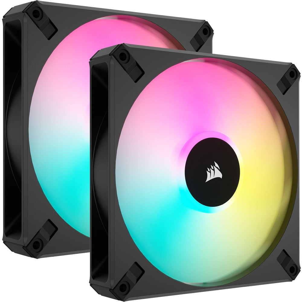 Corsair iCUE AF140 RGB ELITE 140mm PWM Dual Fan Kit (CO-9050156-WW) image 1