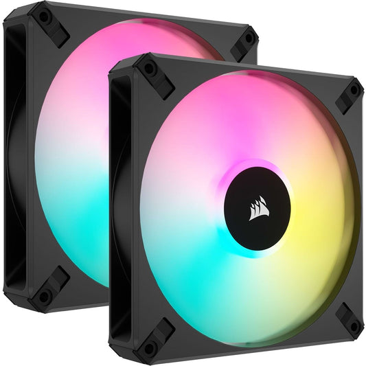 Corsair iCUE AF140 RGB ELITE 140mm PWM Dual Fan Kit (CO-9050156-WW) image 1