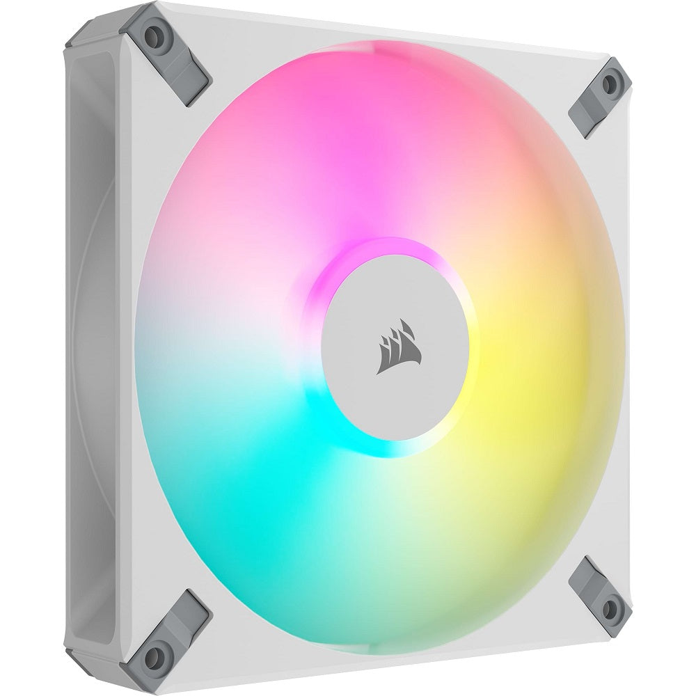 Corsair iCUE AF140 RGB ELITE 140mm White PWM Dual Fan Kit (CO-9050160-WW) image 1