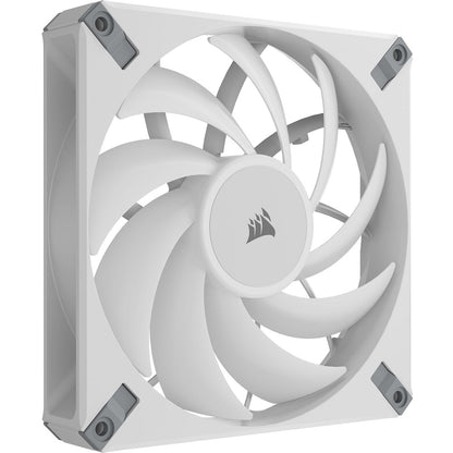 Corsair iCUE AF140 RGB ELITE 140mm White PWM Dual Fan Kit (CO-9050160-WW) — front view