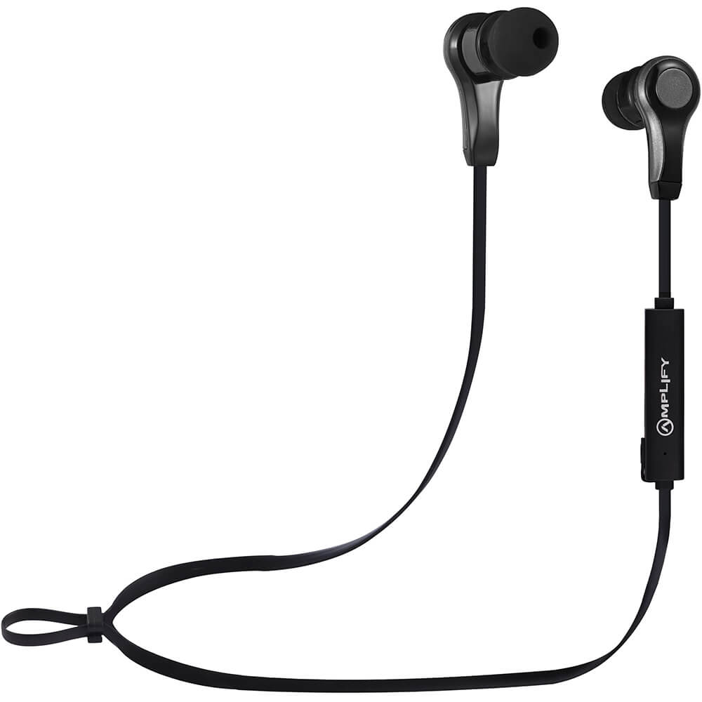 Amplify Blues Bluetooth Earphones Solid – Black (AM1106BK)