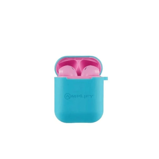 Amplify Buds Series True Wireless Pink & Blue Earphones (AM-1119-PKBL) image 1