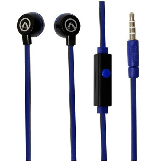 Amplify Pro Vibe Series Earphones With Microphones – Black And Blue (AMP1003BKBL) image 1
