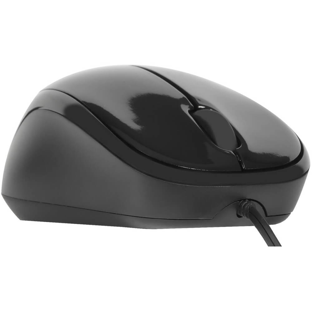 Targus Compact Blue Trace Mouse – Black (AMU75EU) — front view
