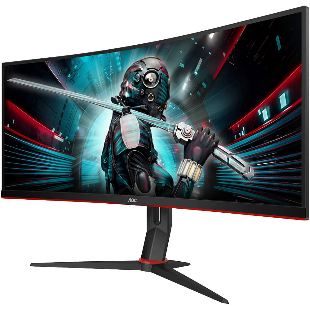 AOC CU34G2X 34-inch WQHD 144Hz UltraWide Curved LED Gaming Monitor image 3
