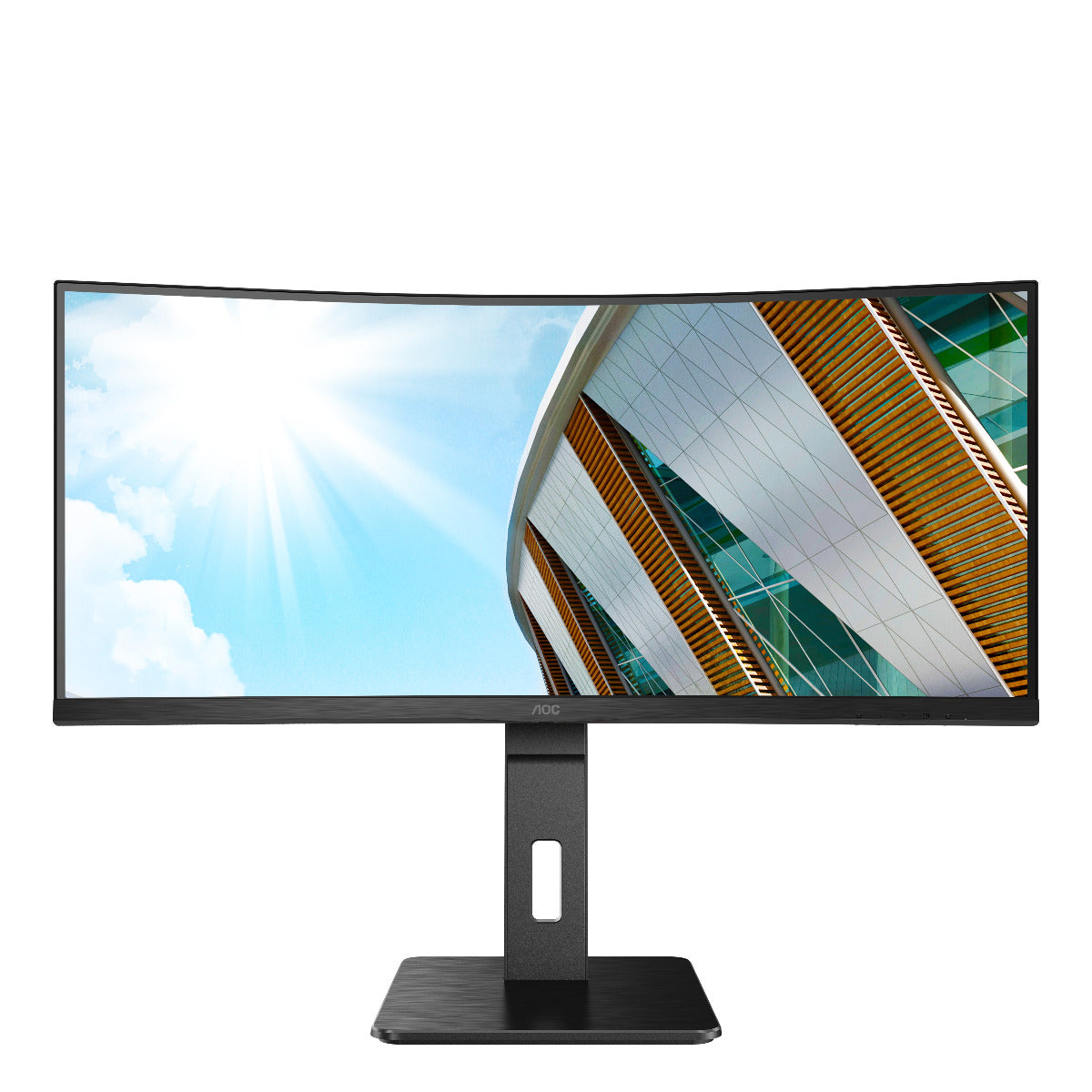 AOC 34″ WQHD CU34P2A Business Curved Monitor (AOC-CU34P2A) image 1