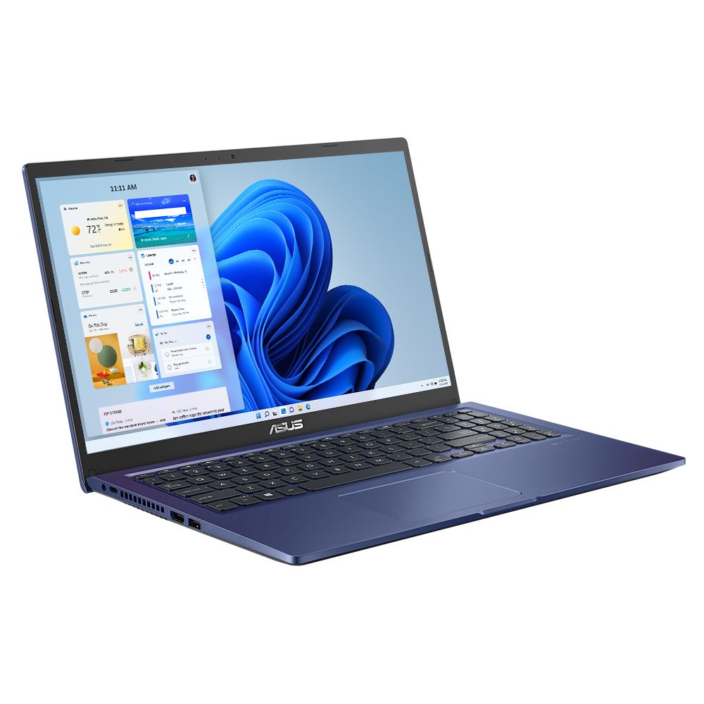 ASUS X515 Notebook PC – Core i3-1115G4 / 15.6″ HD / 8GB RAM / 256GB SSD / Win 11 Home / Blue (X515EA-I382BL0W) — side view