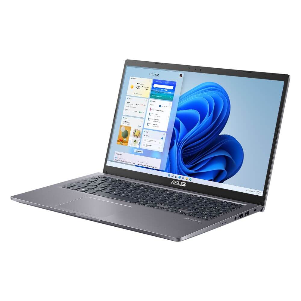 ASUS M515DA Notebook PC – Ryzen 7 3700U / 15.6″ FHD / 8GB RAM / 512GB SSD / Win 11 Home / Slate Grey (M515DA-78512G0W) — side
