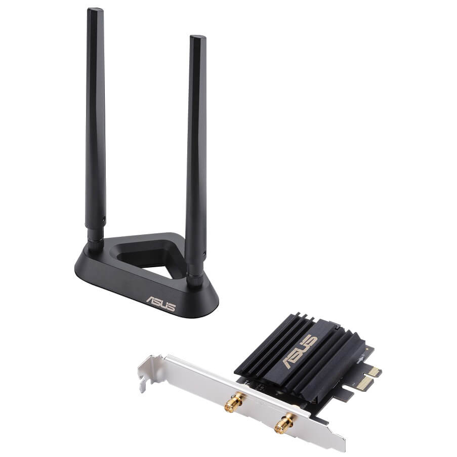 ASUS PCE-AX58BT AX3000 Dual Band PCI-E WiFi 6 Adapter (PCE-AX58BT) image 1