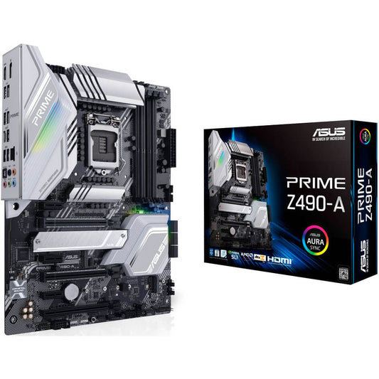 ASUS PRIME Z490-A LGA 1200 ATX Motherboard image 1