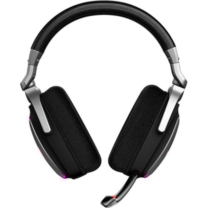 ASUS ROG Delta Wired RGB Gaming Headset – Black — front view