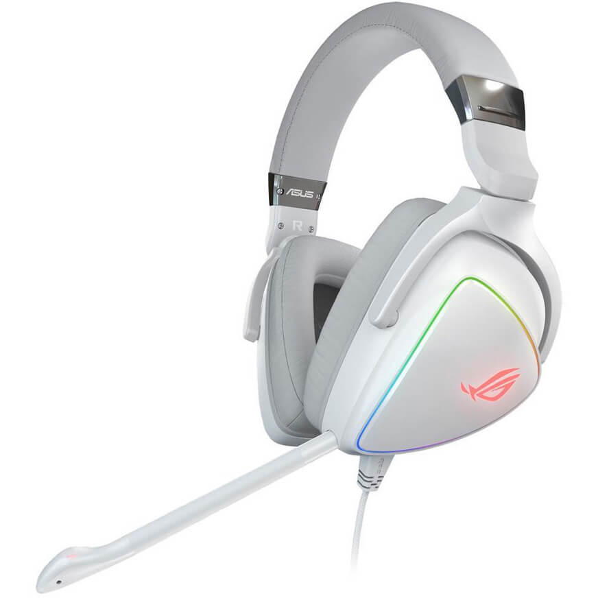ASUS ROG Delta White Edition Gaming USB Headset (90YH02HW-B2UA00) image 3