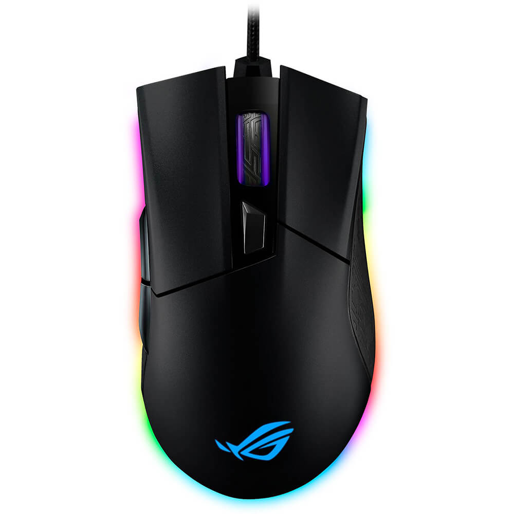ASUS ROG Gladius II Origin Ergonomic Wired Optical Gaming Mouse (90MP00U1-B0UA00) image 1