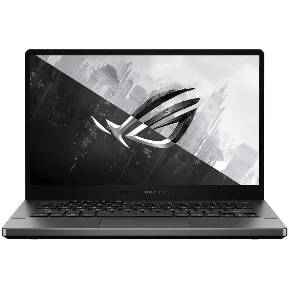 ASUS ROG Zephyrus G14 Notebook PC – AMD Ryzen 9 5900HS / 14.0″ WQHD / 32GB RAM / 1TB SSD / NVIDIA GeForce RTX 3060 / Win 10 Pro / Grey (GA401QM-93210G0R) image 1
