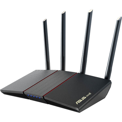 ASUS AX1800 Dual Band WiFi 6 Router (ASUS RT-AX55) — side view