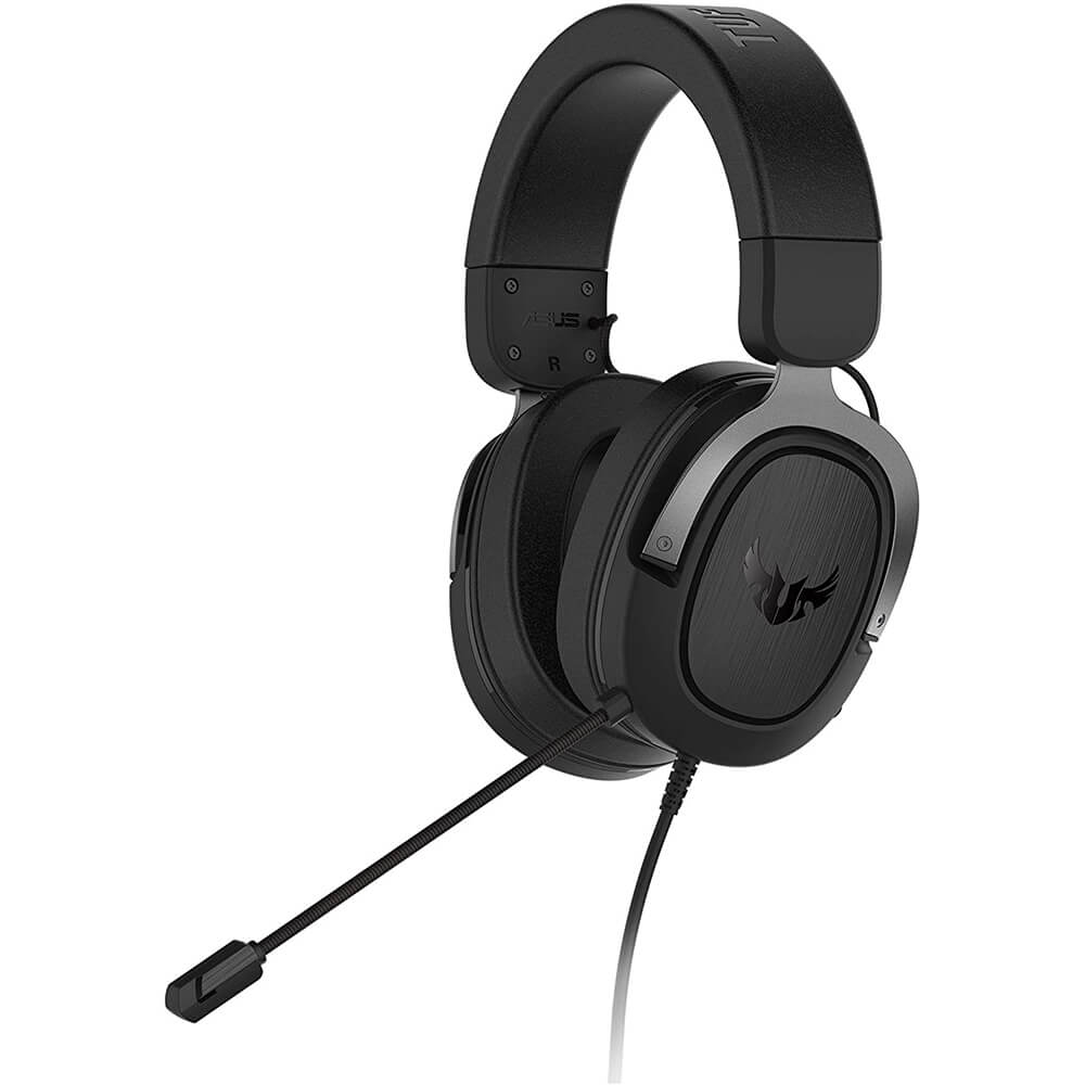ASUS TUF Gaming H3 Wired Headset – Gun Metal (90YH028G-B1UA00) image 1