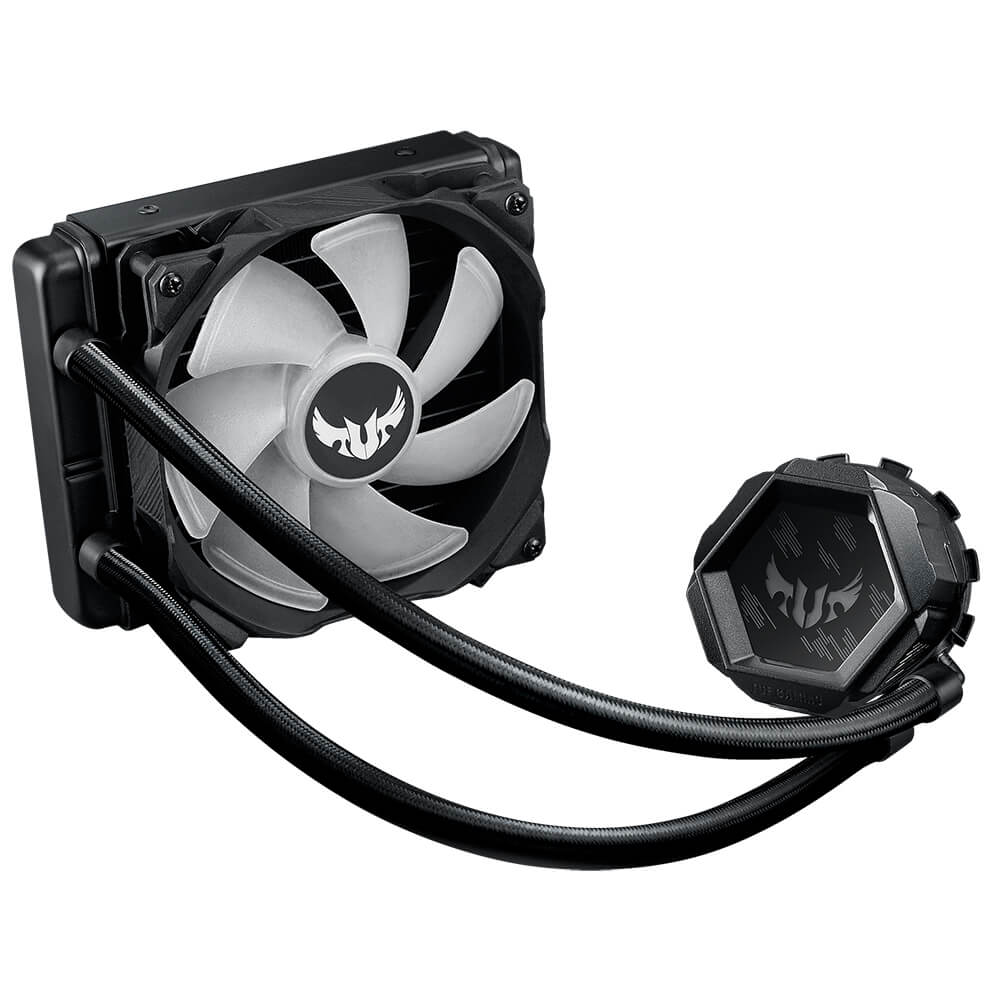 ASUS TUF Gaming LC 120 RGB all-in-one liquid CPU cooler (ASUS TUF LC 120 RGB) image 1