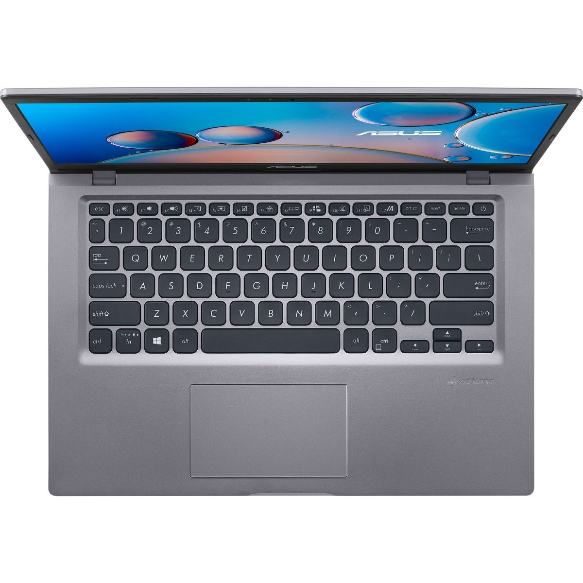 ASUS X415 Notebook PC – Celeron N4500 / 14.0″ HD / 8GB RAM / 256GB SSD / Win 11 Home / Grey (X415KA-C82G0W) — side view