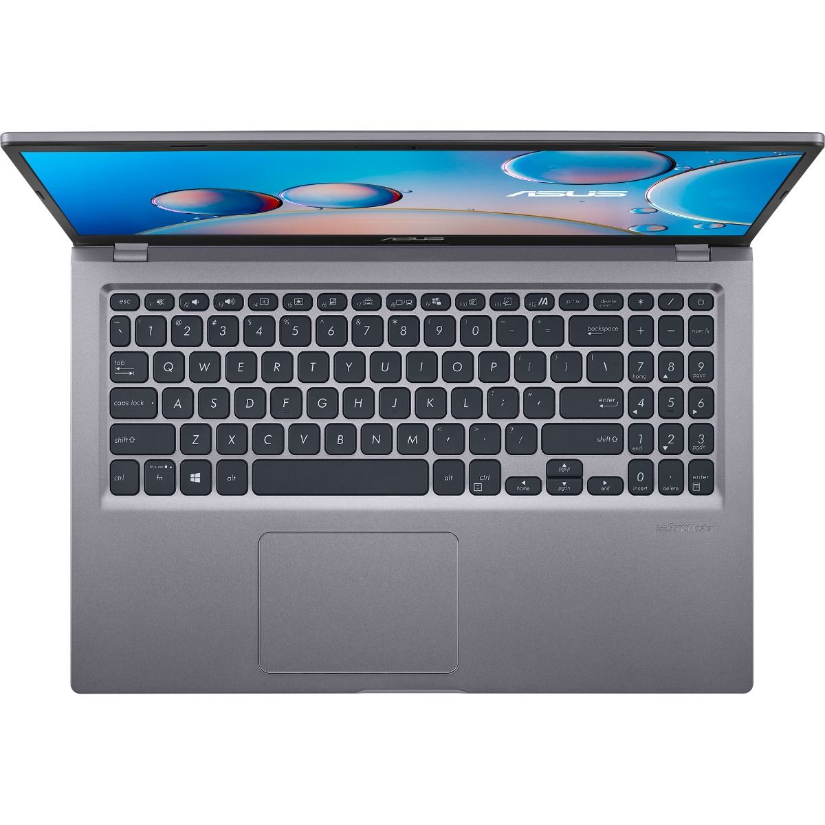 ASUS X515 Notebook PC – Core i3-1005G1 / 15.6″ FHD / 8GB RAM / 256GB SSD / Win 11 Home / Grey (X515JA-I382G1W) — front view