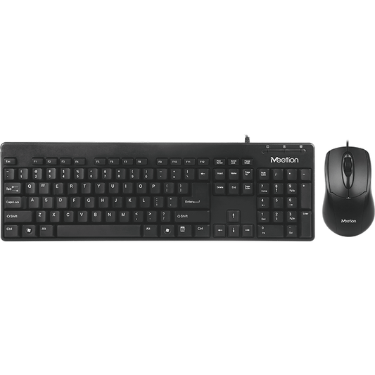 Meetion USB Wired Keyboard And Mouse Combo (AT100) image 1