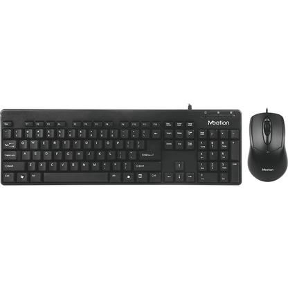 Meetion USB Wired Keyboard And Mouse Combo (AT100) — detail view