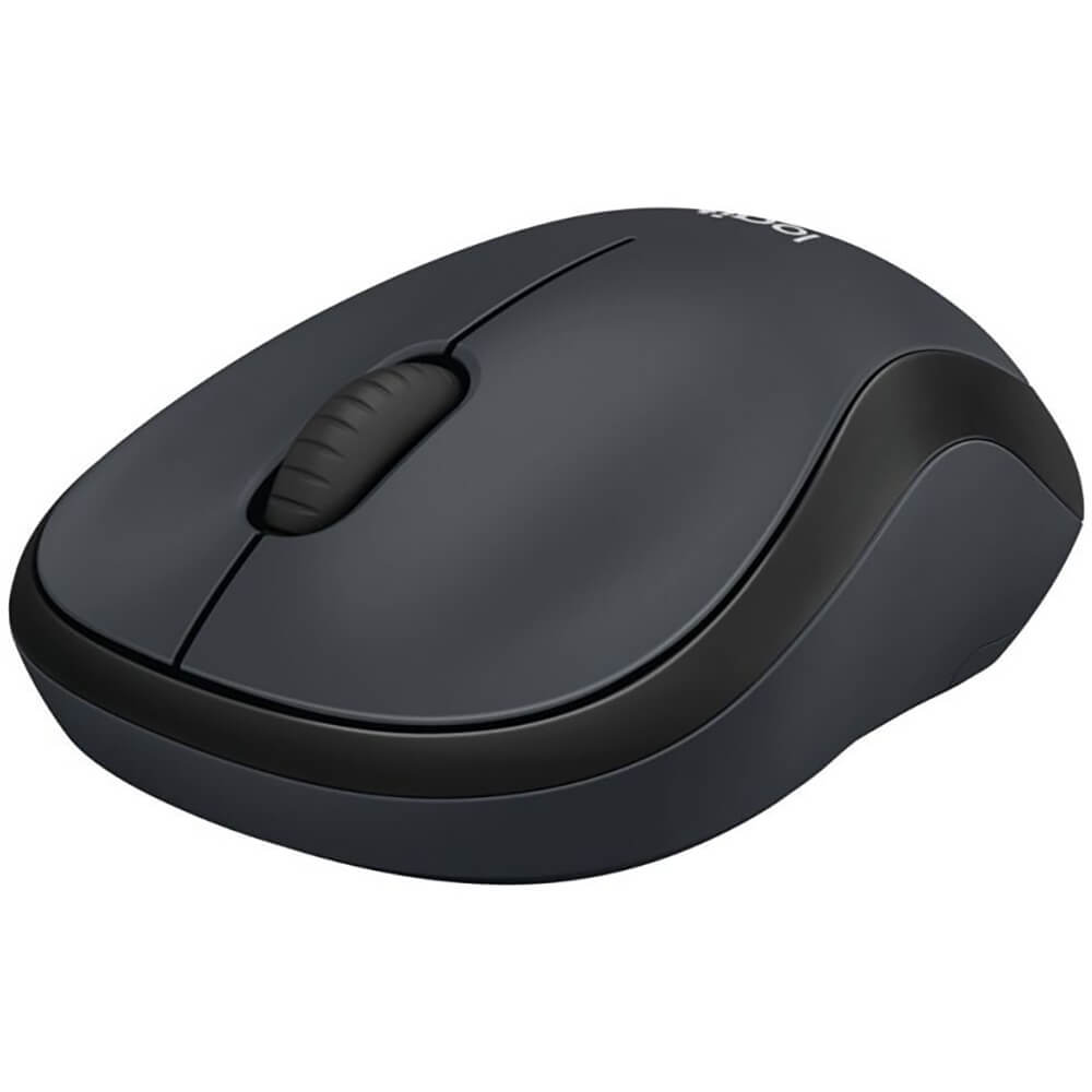 Logitech B220 Silent Wireless Mouse – Black (910-004881) — rear view