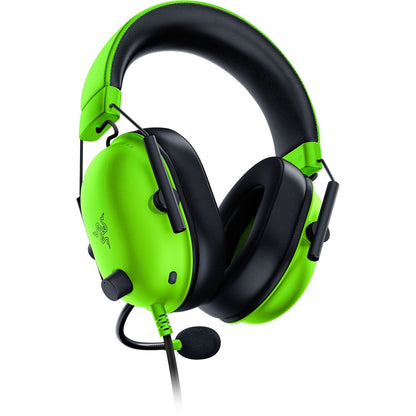Razer BlackShark V2 X Wired eSports Gaming Headset – Green (RZ04-03240600-R3M1) — side view