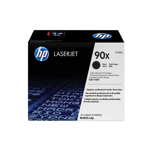 Genuine HP 90X High Yield Black LaserJet Toner Cartridge (CE390X) image 1