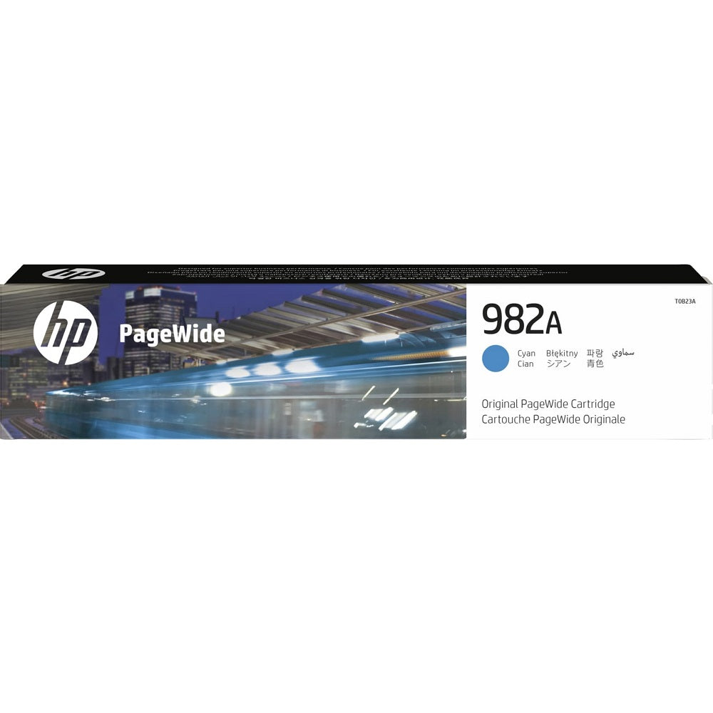 HP 982A Cyan PageWide Cartridge (T0B23A) image 1