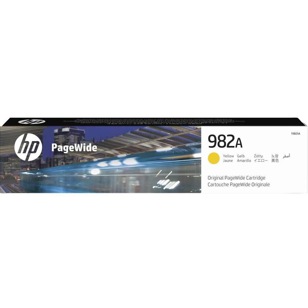 HP 982A Yellow PageWide Cartridge (T0B25A) image 1