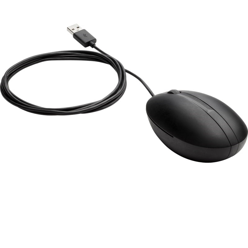 HP Wired 320M Mouse (9VA80AA) — front view