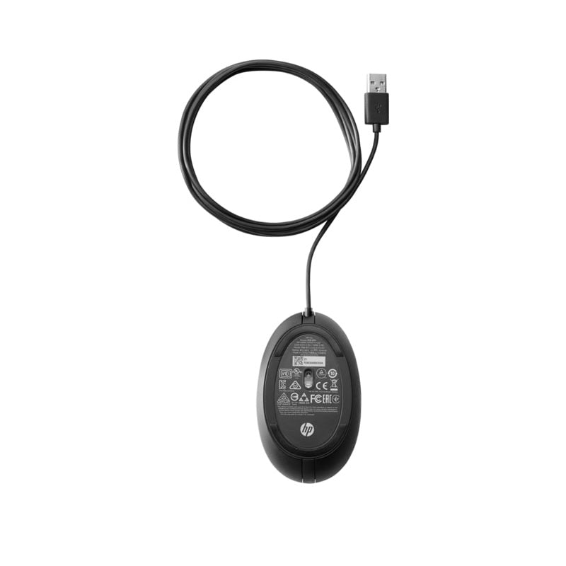 HP Wired 320M Mouse (9VA80AA) — side view