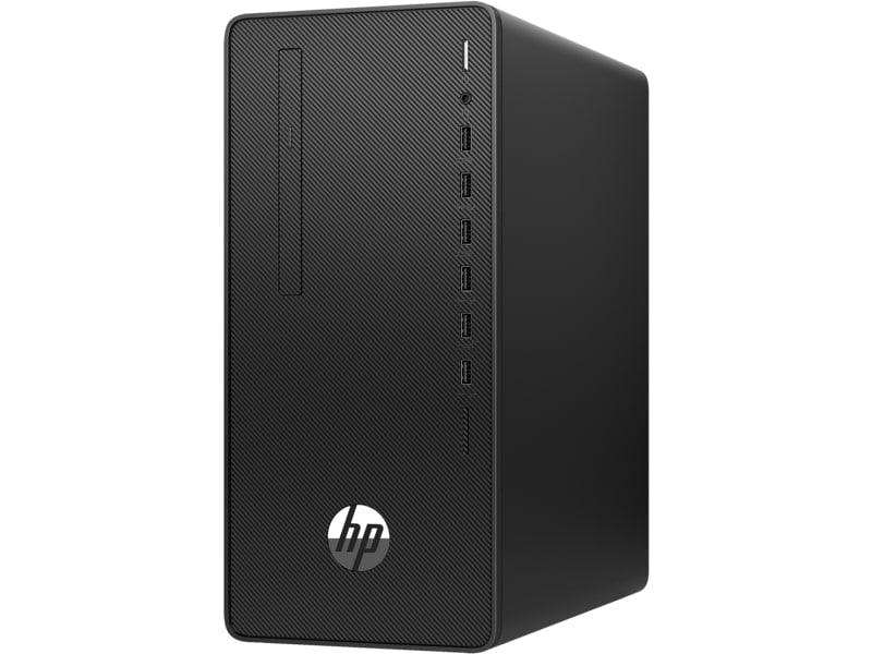 HP 290 G4 Pro Microtower Desktop PC – Core i3-10100 / 4GB RAM / 1TB HDD / Win 11 Pro (5L747EA) — side view
